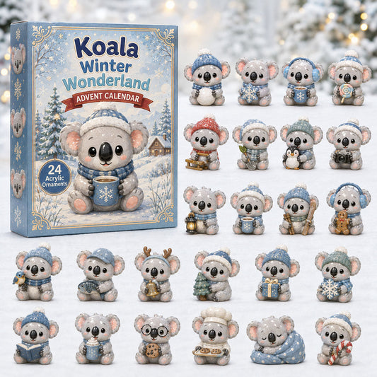 Koala Winter Wonderland Advent Calendar 2026 - 24-Day Festive Countdown