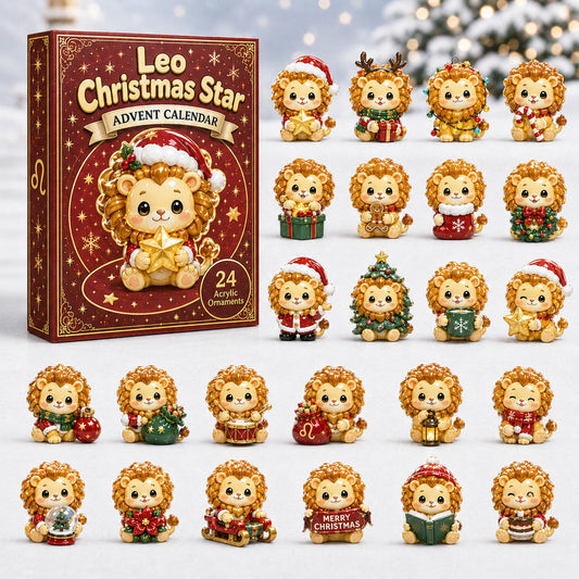 Leo Christmas Star Advent Calendar 2026 - 24-Day Festive Countdown