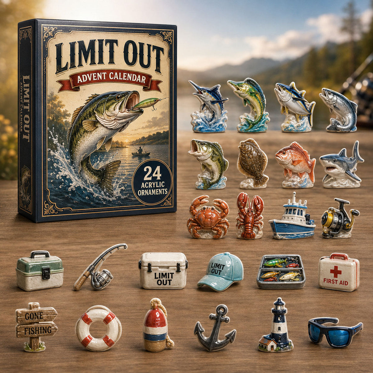 Limit Out Fishing Advent Calendar 2026 - 24-Day Festive Countdown