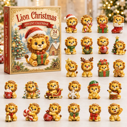 Lion Christmas Advent Calendar 2026 - 24-Day Festive Countdown