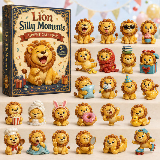 Lion Silly Moments Advent Calendar 2026 - 24-Day Festive Countdown