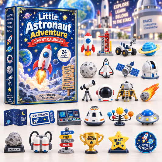 Little Astronaut Adventure Advent Calendar 2026 - 24-Day Festive Countdown