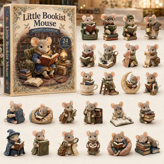 Little Bookish Mouse Advent Calendar 2026 - 24-Day Festive Countdown