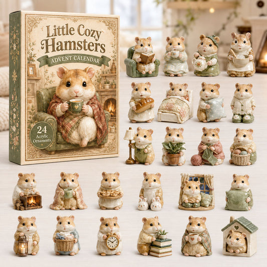 Little Cozy Hamsters Advent Calendar 2026 - 24-Day Festive Countdown