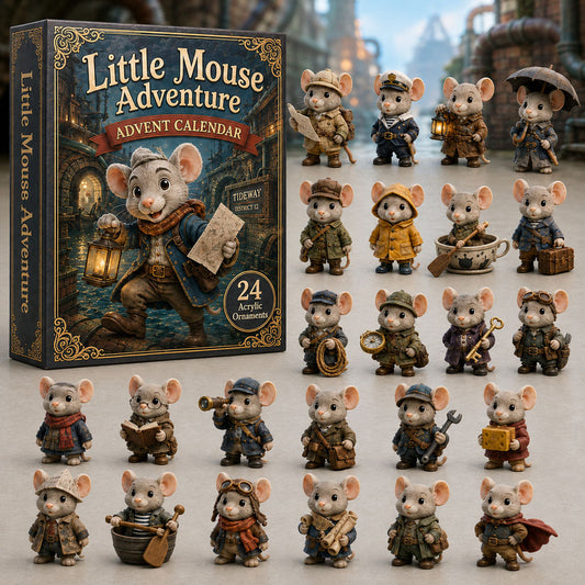 Little Mouse Adventure Advent Calendar 2026 - 24-Day Festive Countdown