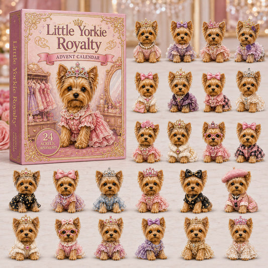 Little Yorkie Royalty Advent Calendar 2026 - 24-Day Festive Countdown