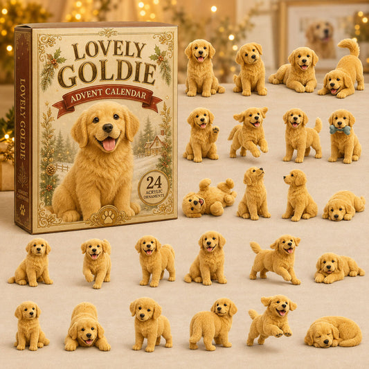 Lovely Goldie Advent Calendar 2026 - 24-Day Festive Countdown