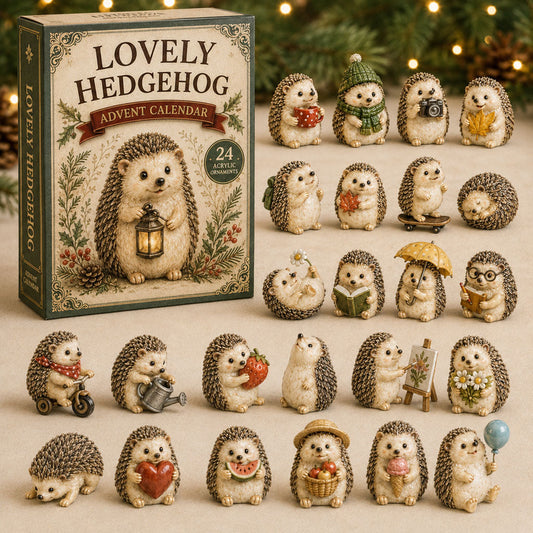 Lovely Hedgehog Advent Calendar 2026 - 24-Day Festive Countdown