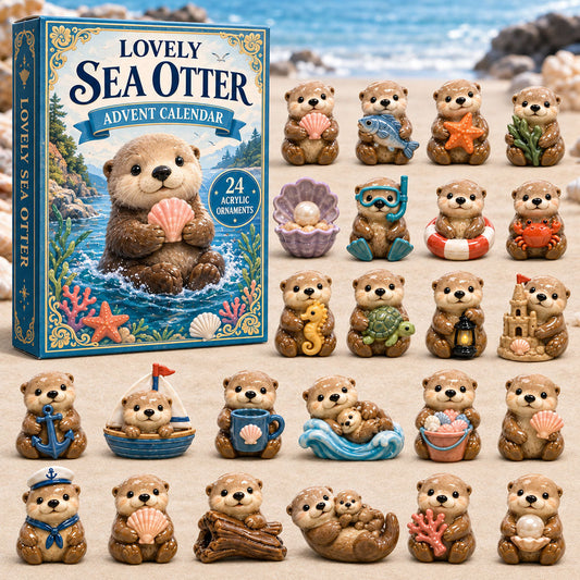 Lovely Sea Otter Advent Calendar 2026 - 24-Day Festive Countdown