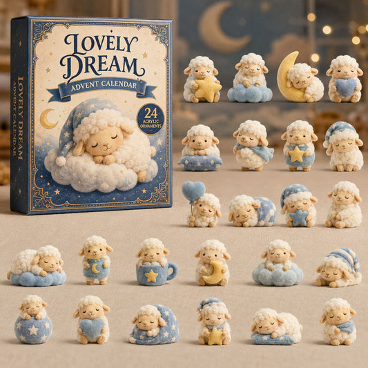 Lovely Sheep Dream Advent Calendar 2026 - 24-Day Festive Countdown