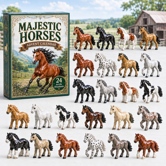 Majestic Horse Advent Calendar 2026 - 24-Day Festive Countdown