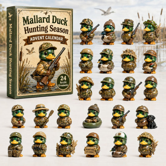 Mallard Duck Hunting Season Advent Calendar 2026 - 24-Day Festive Countdown