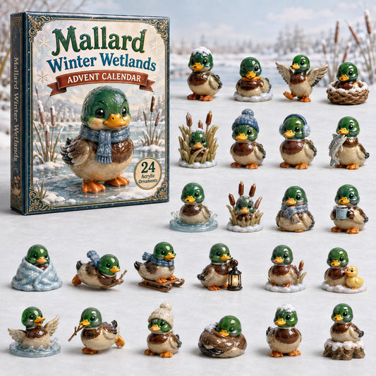 Mallard Winter Wetlands Advent Calendar 2026 - 24-Day Festive Countdown