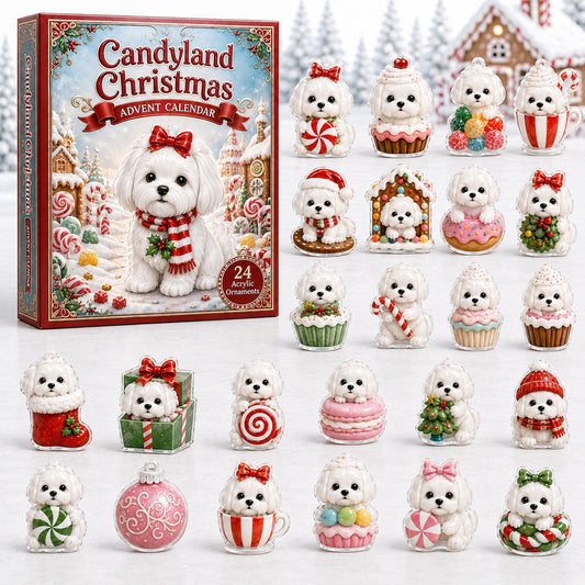 Maltese Candyland Christmas Advent Calendar 2026 - 24-Day Festive Countdown