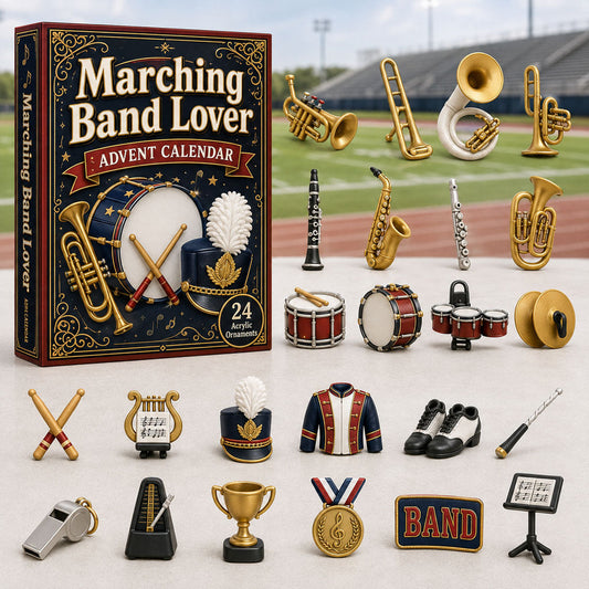 Marching Band Lover Advent Calendar 2026 - 24-Day Festive Countdown