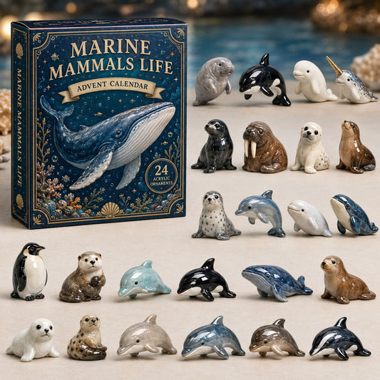 Marine Mammals Life Advent Calendar 2026 - 24-Day Festive Countdown