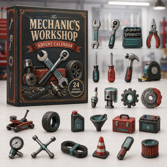 Mechanic Workshop Tools Advent Calendar 2026 - 24-Day Festive Countdown