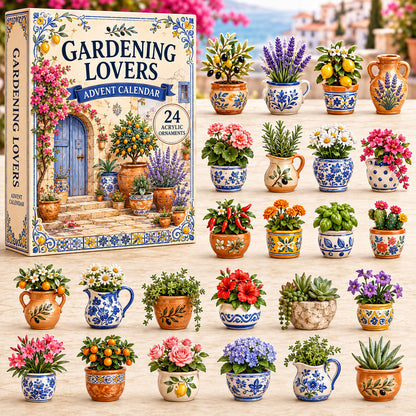Mediterranean Garden Advent Calendar 2026 - 24-Day Festive Countdown