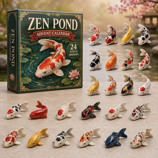 Mini Koi Fish Advent Calendar 2026 - 24-Day Festive Countdown