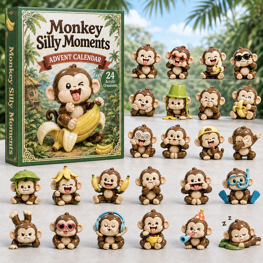 Monkey Silly Moments Advent Calendar 2026 - 24-Day Festive Countdown