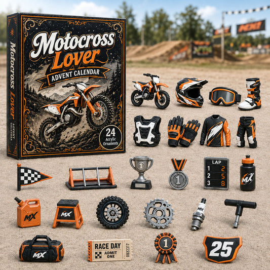 Motocross Lover Advent Calendar 2026 - 24-Day Festive Countdown