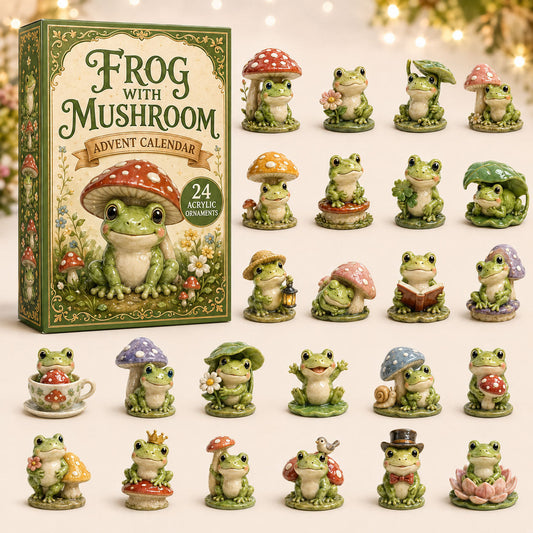 Mushroom Frog Advent Calendar 2026 - 24-Day Festive Countdown
