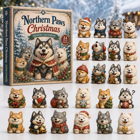 Northern Paws Christmas Advent Calendar 2026 - 24-Day Festive Countdown