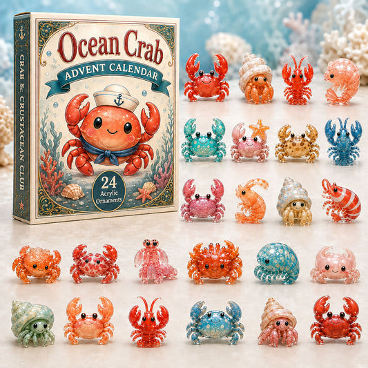 Ocean Crab Advent Calendar 2026 - 24-Day Festive Countdown