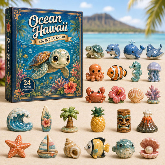 Ocean Hawaii Advent Calendar 2026 - 24-Day Festive Countdown