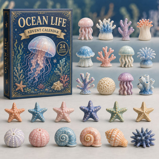 Ocean Life Kingdom Advent Calendar 2026 - 24-Day Festive Countdown