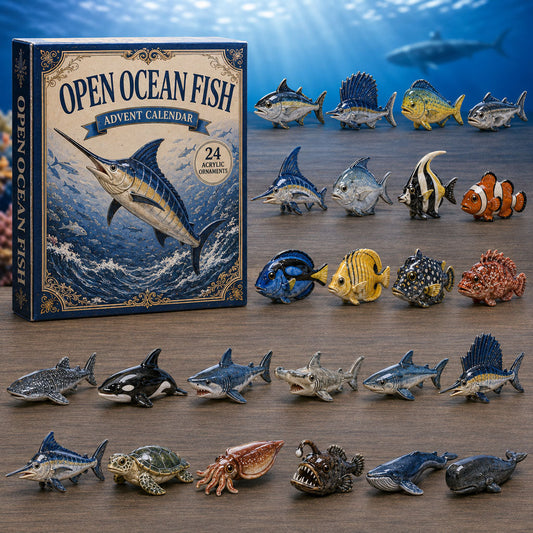 Open Ocean Fish Advent Calendar 2026 - 24-Day Festive Countdown
