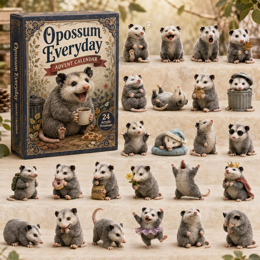 Opossum Everyday Advent Calendar 2026 - 24-Day Festive Countdown