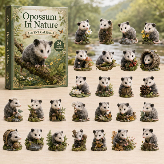Opossum In Nature Advent Calendar 2026 - 24-Day Festive Countdown