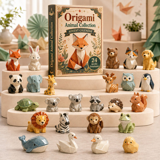 Origami Animal Collection Advent Calendar 2026 - 24-Day Festive Countdown