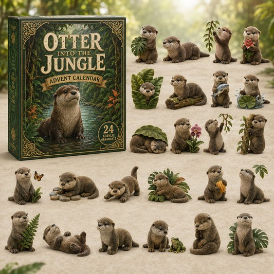 Otter In Jungle Advent Calendar 2026 - 24-Day Festive Countdown