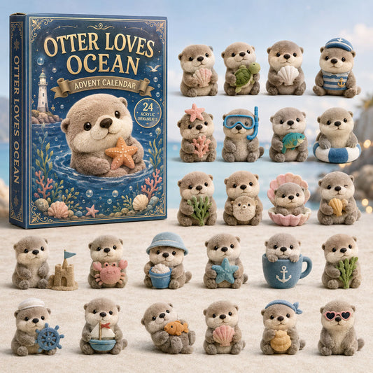 Otter Loves Ocean Advent Calendar 2026 - 24-Day Festive Countdown
