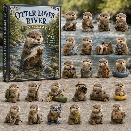 Otter Loves River Advent Calendar 2026 - 24-Day Festive Countdown