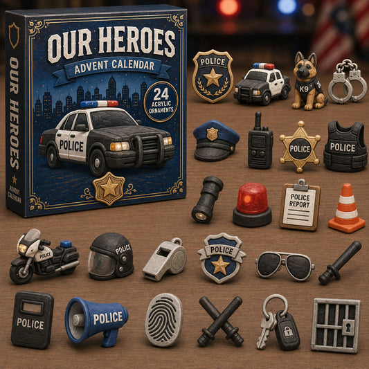 Our Heroes Police Advent Calendar 2026 - 24-Day Festive Countdown