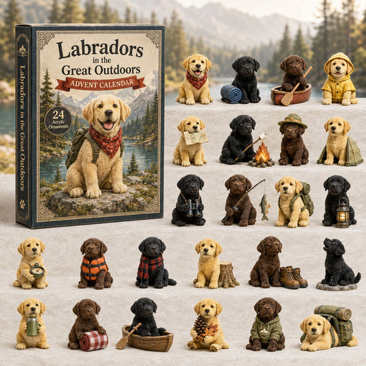 Outdoor Labrador Advent Calendar 2026 - 24-Day Festive Countdown
