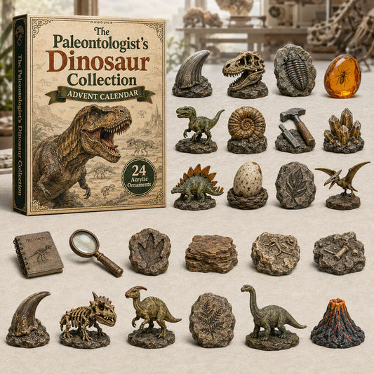 Paleontologist Dinosaur Discovery Advent Calendar 2026 - 24-Day Festive Countdown