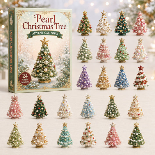 Pearl Christmas Tree Advent Calendar 2026 - 24-Day Festive Countdown