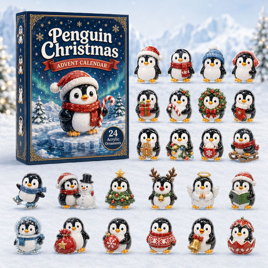 Penguin Christmas Advent Calendar 2026 - 24-Day Festive Countdown