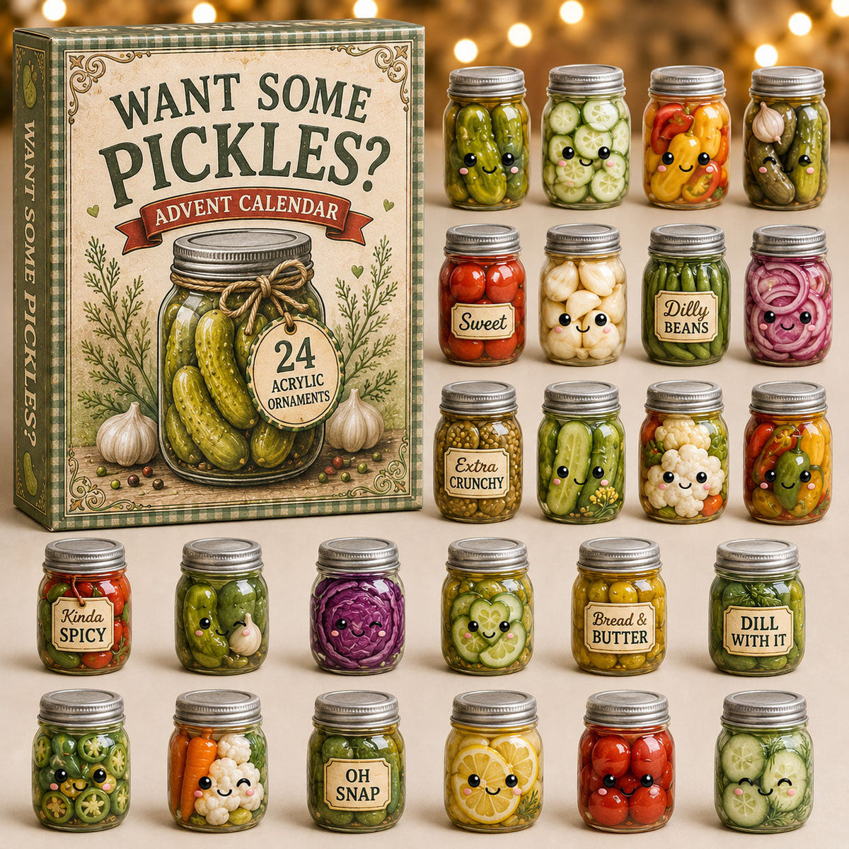Pickle Jar Collection Advent Calendar 2026 - 24-Day Festive Countdown