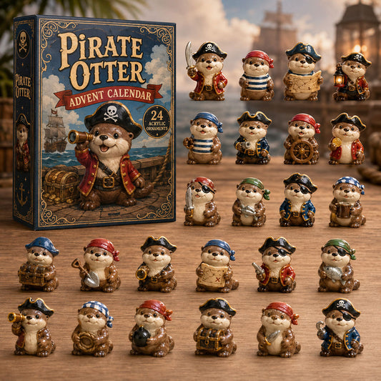Pirate Otter Advent Calendar 2026 - 24-Day Festive Countdown