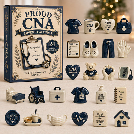 Proud CNA Hero Advent Calendar 2026 - 24-Day Festive Countdown