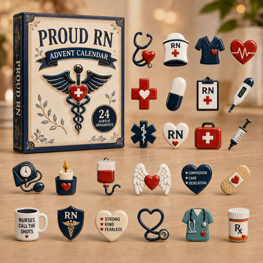 Proud RN Hero Advent Calendar 2026 - 24-Day Festive Countdown