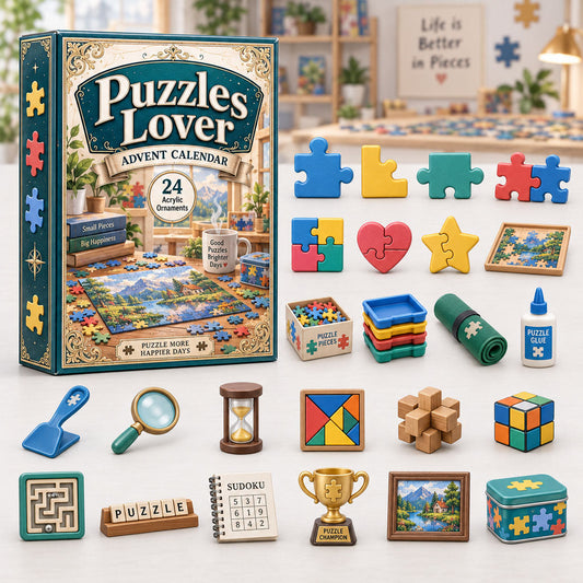 Puzzles Lover Advent Calendar 2026 - 24-Day Festive Countdown