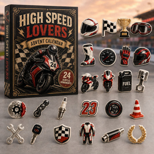 Racing Motorcycle Advent Calendar 2026 - 24-Day Festive Countdown