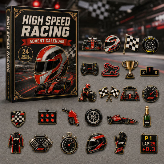 Racing Track Advent Calendar 2026 - 24-Day Festive Countdown
