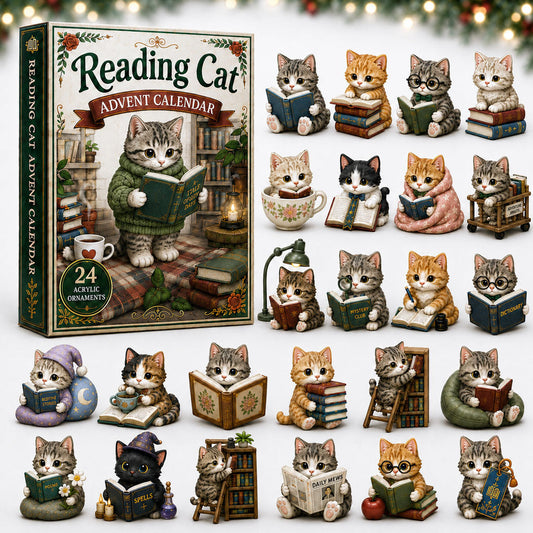 Reading Cat Advent Calendar 2026 - 24-Day Festive Countdown